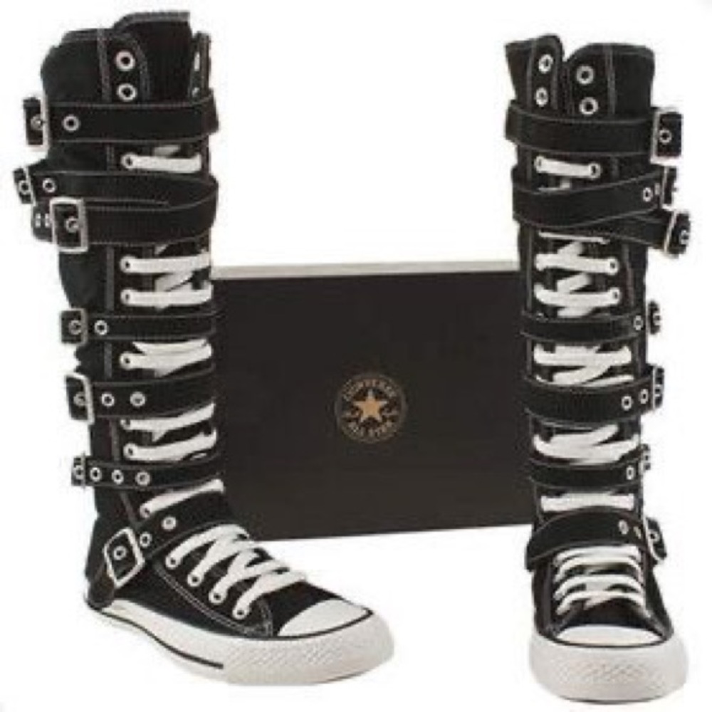 ISO knee high buckle converse
